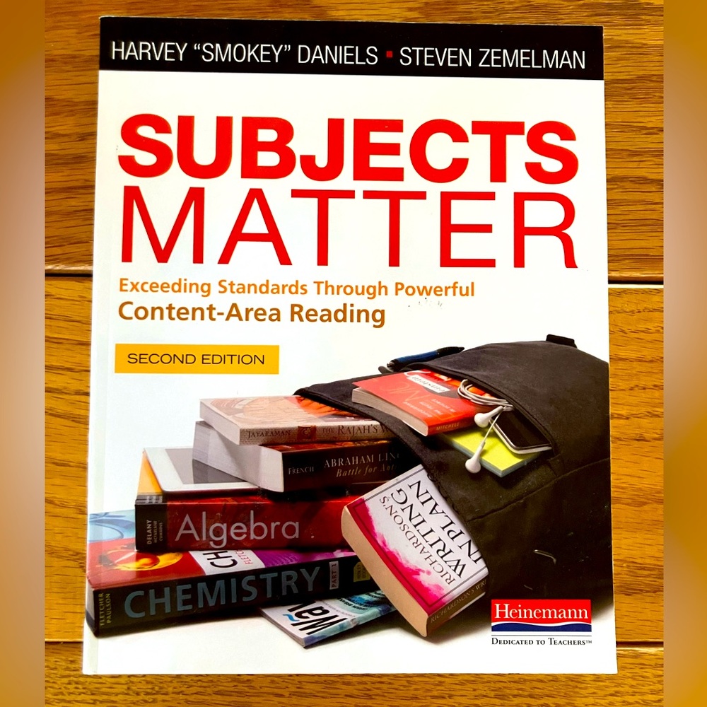Subjects Matter… by Daniels & Zemmelman
